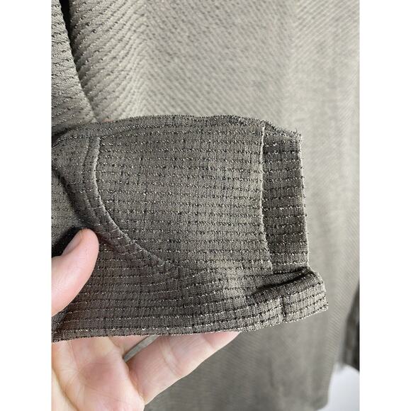 Athleta Turtleneck Women's XSMALL Brown Ribbed Long Sleeve Base Layer Thumbcuffs - Picture 3 of 8